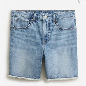 J. Crew Blue mid length denim shorts